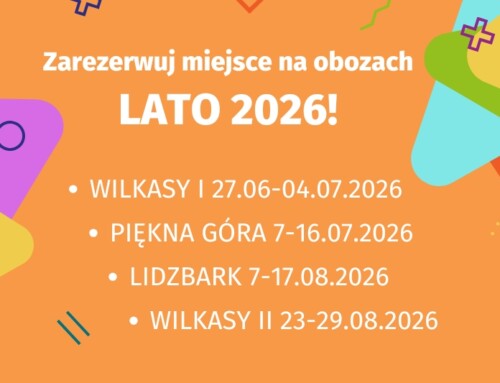 UWAGA! Znamy już terminy letnich obozów 2026!